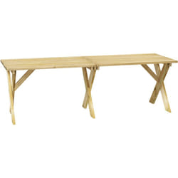 Tavolo da Giardino 220x73x70 cm in Legno di Pino Impregnato Vidaxl