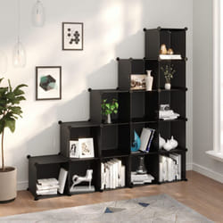 Organizzatore Portaoggetti con 15 Cubi Trasparenti in pp Vidaxl 34450