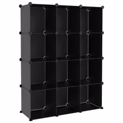 VidaXL 340546 scarpiera Nero - Vista aggiuntiva 2