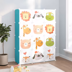 Questo mobile portaoggetti a cubi per bambini è ideale per incoraggiare i più piccoli a essere ordinati e a mantenere la casa ...