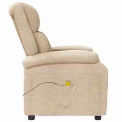 VidaXL 340935 sedia massaggiante elettrica Crema - Vista aggiuntiva 5