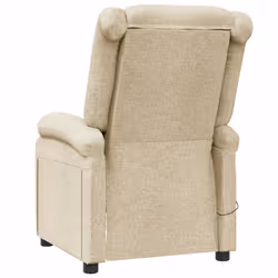 VidaXL 340935 sedia massaggiante elettrica Crema - Vista aggiuntiva 6