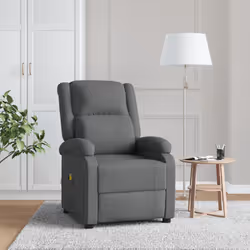 VidaXL 340937 sedia massaggiante elettrica Grigio