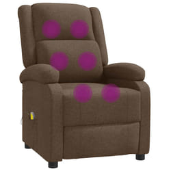 VidaXL 340938 sedia massaggiante elettrica Marrone