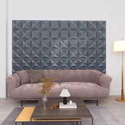 Questi pannelli murali 3D sono un prodotto di rivestimento murale ideale per la decorazione d'interni. Sono un'ottima soluzio ...
