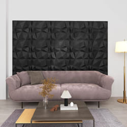 Vidaxl - Pannelli Murali 3D 12 pz 50x50 cm Neri a Diamante 3 m²