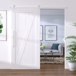 Con il nostro kit di accessori per porte scorrevoli, potrete aprire e chiudere le porte scorrevoli del vostro fienile, studio ...