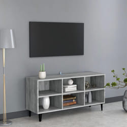 Vidaxl - Mobile tv con Gambe in Metallo Grigio Sonoma 103,5x30x50 cm 669287