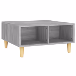 vidaXL Tavolino da Salotto Grigio Sonoma 60x60x30 cm in Truciolato - Vista aggiuntiva 2