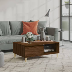 vidaXL Tavolino da Salotto Rovere Marrone 90x60x35 cm in Truciolato