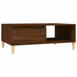 vidaXL Tavolino da Salotto Rovere Marrone 90x60x35 cm in Truciolato - Vista aggiuntiva 2