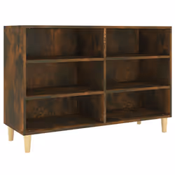 vidaXL Credenza Rovere Fumo 103,5x35x70 cm in Legno Multistrato - Vista aggiuntiva 2