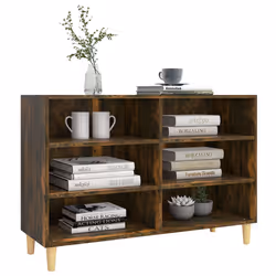 vidaXL Credenza Rovere Fumo 103,5x35x70 cm in Legno Multistrato - Vista aggiuntiva 3