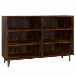 vidaXL Credenza Rovere Fumo 103,5x35x70 cm in Truciolato - Vista aggiuntiva 2