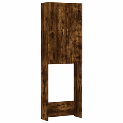 Mobile per Lavatrice Rovere Fumo 64x25,5x190 cmcod mxl 120936 - Vista aggiuntiva 2