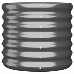 Vaso Giardino Acciaio Verniciato a Polvere 40x40x36cm Antracitecod mxl 95427 - Vista aggiuntiva 3