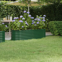 Vidaxl - Letto Giardino Acciaio Verniciato a Polvere 152x40x36 cm Verde 42289