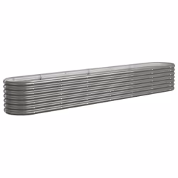 Letto Giardino Acciaio Verniciato a Polvere 224x40x36 cm Grigiocod mxl 73489 - Vista aggiuntiva 2