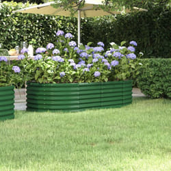 Vidaxl - Letto Giardino Acciaio Verniciato a Polvere 152x80x36 cm Verde 63539