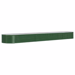 VidaXL 318933 fioriera Acciaio galvanizzato Verde - Vista aggiuntiva 2
