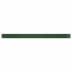 vidaXL Letto Giardino Acciaio Zincato 620x80x36 cm Verde - Vista aggiuntiva 3