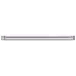 vidaXL Letto Giardino Acciaio Zincato 544x100x36cm Argento - Vista aggiuntiva 3