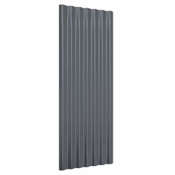 vidaXL Pannelli per Tetto 12 pz Acciaio Zincato Antracite 100x36 cm - Vista aggiuntiva 3