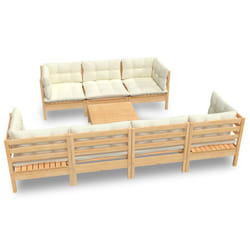 VidaXL 3096160 set mobili da esterno