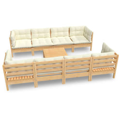VidaXL 3096166 set mobili da esterno
