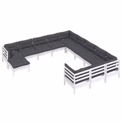 VidaXL 3097068 set mobili da esterno