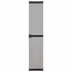 Armadietto da Giardino con 3 Ripiani Grigio e Nero 34x40x168 cmcod mxl 70572 - Vista aggiuntiva 2