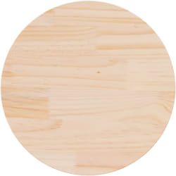 Vidaxl - Piano Tavolo Ø70x2,5 cm in Legno Massello di Pino 12625