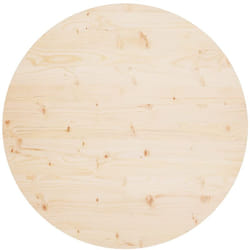 Vidaxl - Piano Tavolo, Vassoi da tavola Ø90x2, 5 cm in Legno Massello di Pino