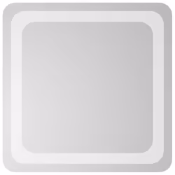 vidaXL Specchio da Bagno con Luci LED 40x40 cm - Vista aggiuntiva 2