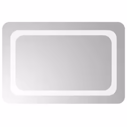 vidaXL Specchio da Bagno con Luci LED 60x40 cm - Vista aggiuntiva 2