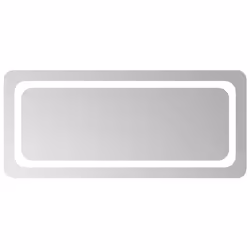 vidaXL Specchio da Bagno con Luci LED 90x40 cm - Vista aggiuntiva 2