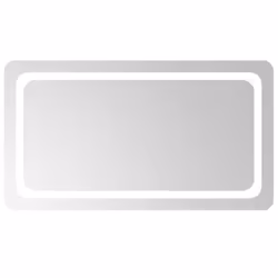 vidaXL Specchio da Bagno con Luci LED 90x50 cm - Vista aggiuntiva 2