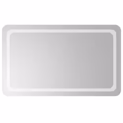 vidaXL Specchio da Bagno con Luci LED 100x60 cm - Vista aggiuntiva 2