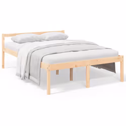 vidaXL Letto per Anziani 140x190 cm in Legno Massello di Pino - Vista aggiuntiva 2