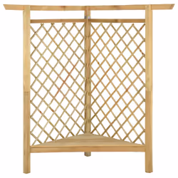Pergola Angolare con Panca 166x81x174 cm Legno Pino Impregnato cod mxl 79672 - Vista aggiuntiva 3