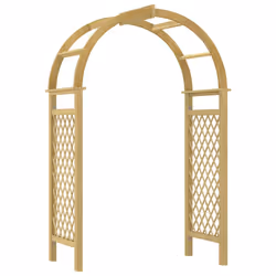 vidaXL Arco con Traliccio 141x97x243 cm in Legno di Pino Impregnato - Vista aggiuntiva 2