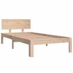 vidaXL Giroletto in Legno Massello 90x190 cm Single - Vista aggiuntiva 3