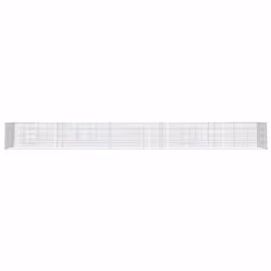 vidaXL Conigliera con 5 Pannelli 541x109x54 cm Ferro Zincato - Vista aggiuntiva 3