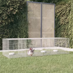Questa gabbia per conigli è un'ottima scelta per ospitare in sicurezza piccoli animali come i conigli. Materiale resistente: ...