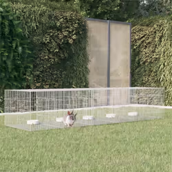 Questa gabbia per conigli è un'ottima scelta per ospitare in sicurezza piccoli animali come i conigli. Materiale resistente:  ...