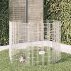 Questo recinto per animali offre uno spazio chiuso spazioso e sicuro in cui i vostri adorabili animali domestici possono eser ...