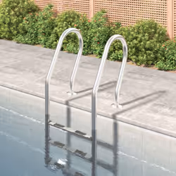 Questa scala per la piscina offre qualità e resistenza, e aiuta i nuotatori a entrare e uscire dalla piscina. Materiale resis ...