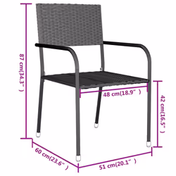 VidaXL 3098033 set mobili da esterno - Vista aggiuntiva 8