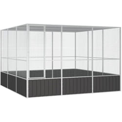 Vidaxl - Gabbia Uccelli Antracite 302,5x324,5x211,5 cm Acciaio Zincato