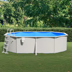 Divertitevi in giardino con la famiglia e gli amici grazie a questa piscina fuori terra! La piscina è caratterizzata da paret ...
